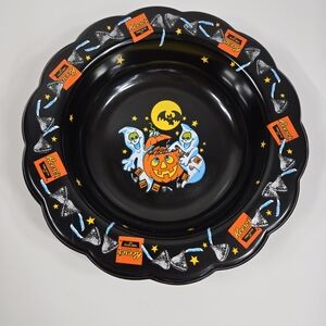 Vtg 90s Halloween Candy Bowl Reese's Hershey's‎ Plastic Berman Industries Retro